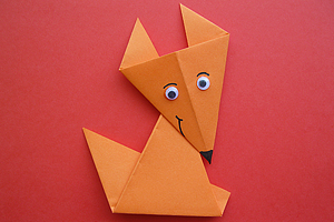 Origami Fuchs falten